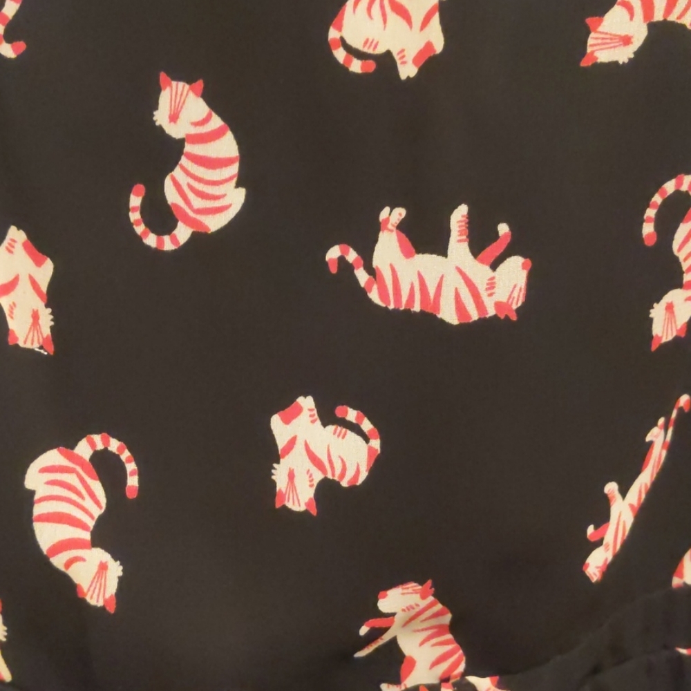 Tiger pattern mini dress - Picture 2 of 7